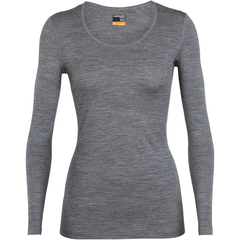 Icebreaker Damen 200 Oasis Scoop Longsleeve