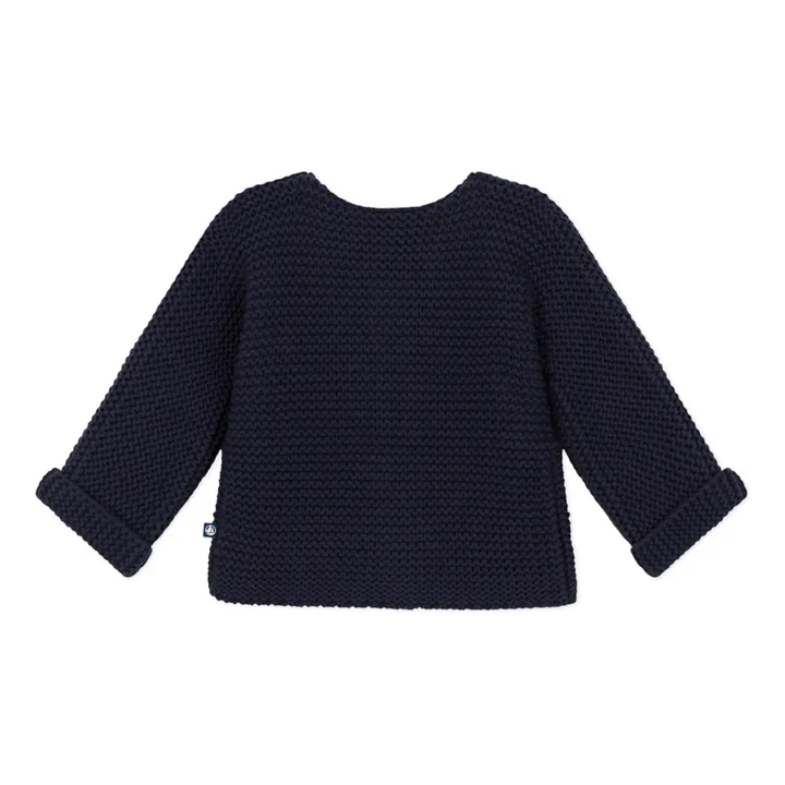 Petit Bateau Cardigan Lafa Point Mousse | Bleu marine