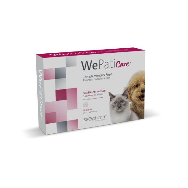 Wepharm WePatiCare Saúde Hepática Raças Pequenas & Gatos 30 Comprimidos