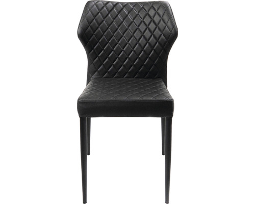 Stapelstoel VEBA Louis 57,5 x 49 x 81,5 cm staal zwart
