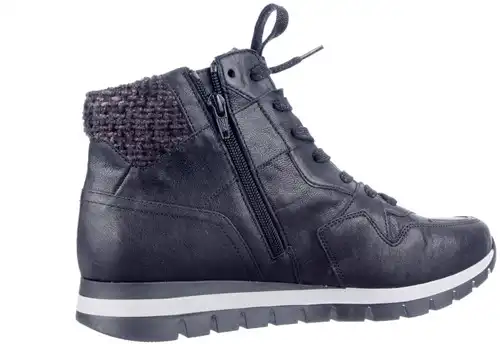 Gabor zwart 76.755.27 H - maat 9 veterboot zwart - maat 9 Calandschoen