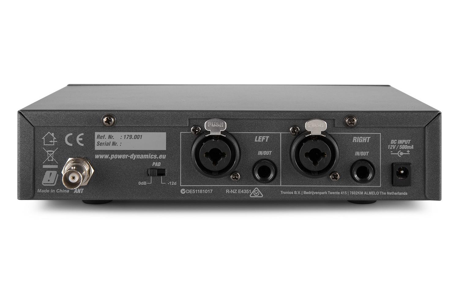 In-Ear Monitoring-System PD800<br>Kabelloses In-Ear-Monitoring-System mit Koffer