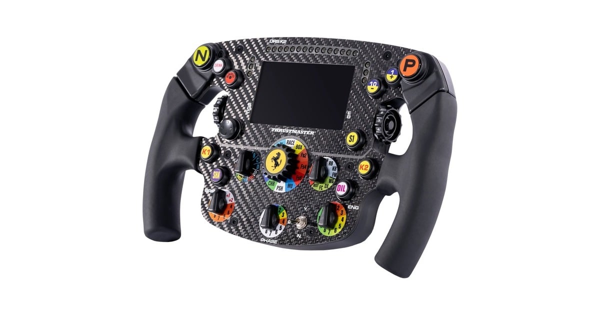 ThrustmasterFormula Wheel add-on Ferrari SF1000 Edition stuur add-on  (Zwart/aluminium, Pc, PS4, PS5, Xbox One, Xbox Series X/S)