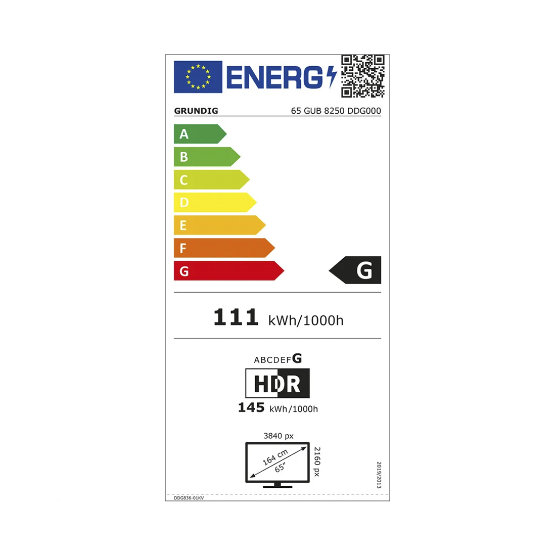 Grundig TV 65 GUB 8250 65