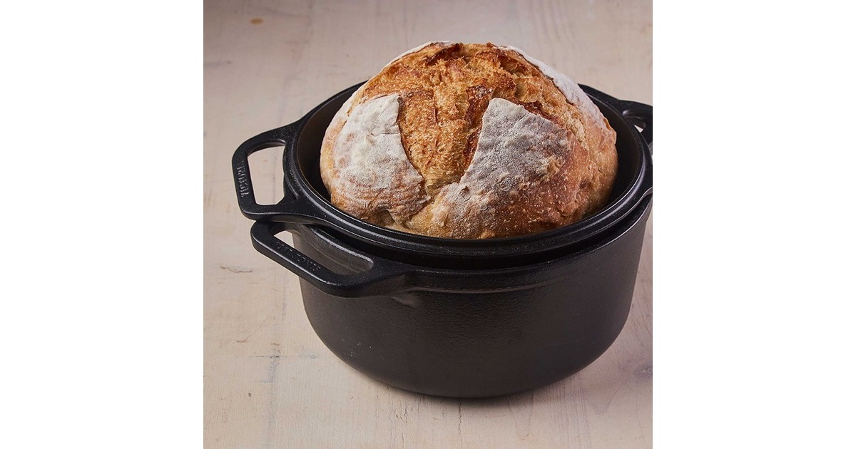 VictoriaCombo cooker 26 cm 5,7 liter, Seasoned bak-/braadpan  (Zwart, Color packaging)