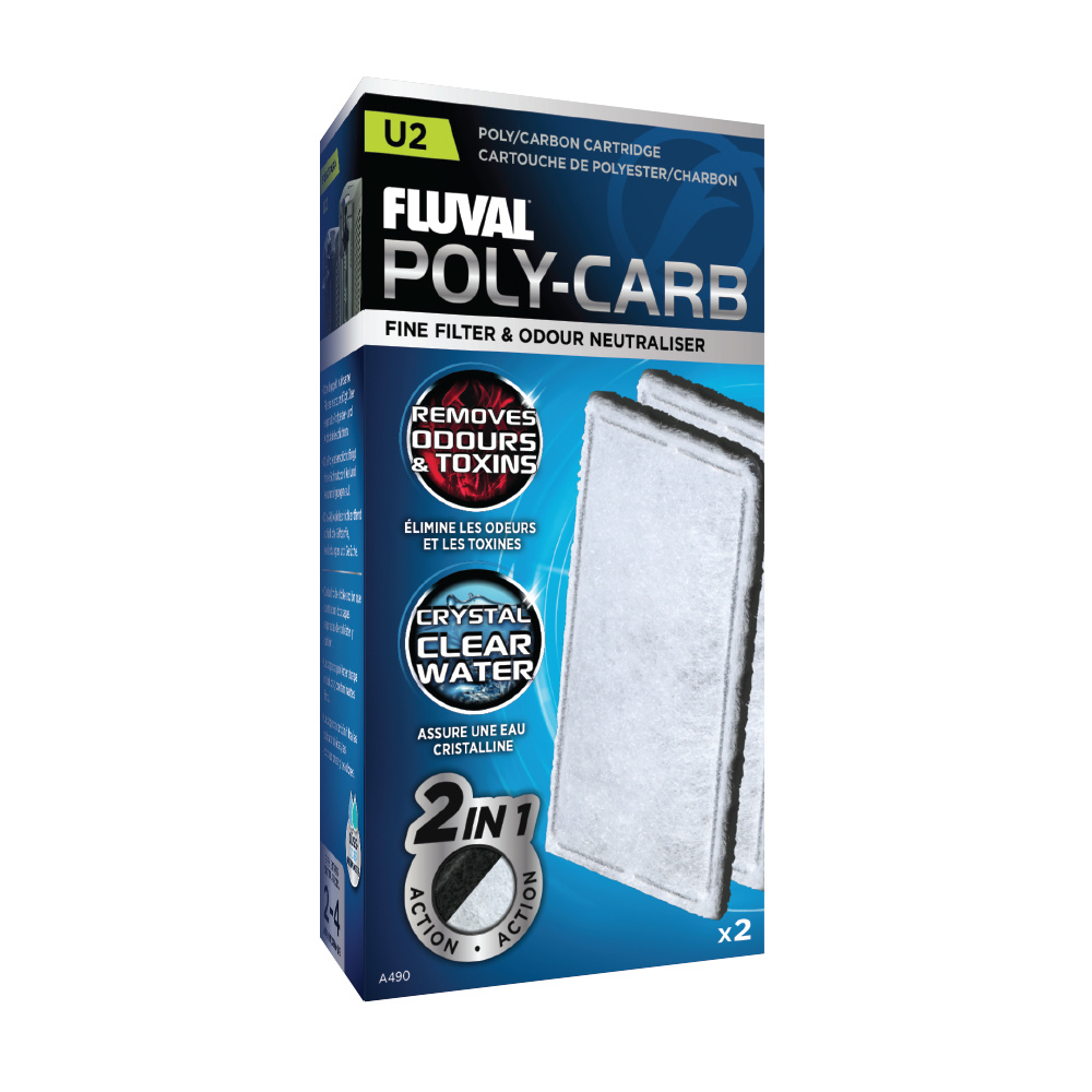 Fluval Actief Koolfilter U2 | Twee Poly-Carb