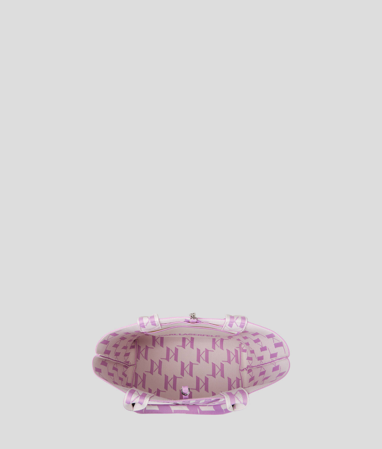 SAC CABAS K/MONOGRAM en tricot de taille moyenne