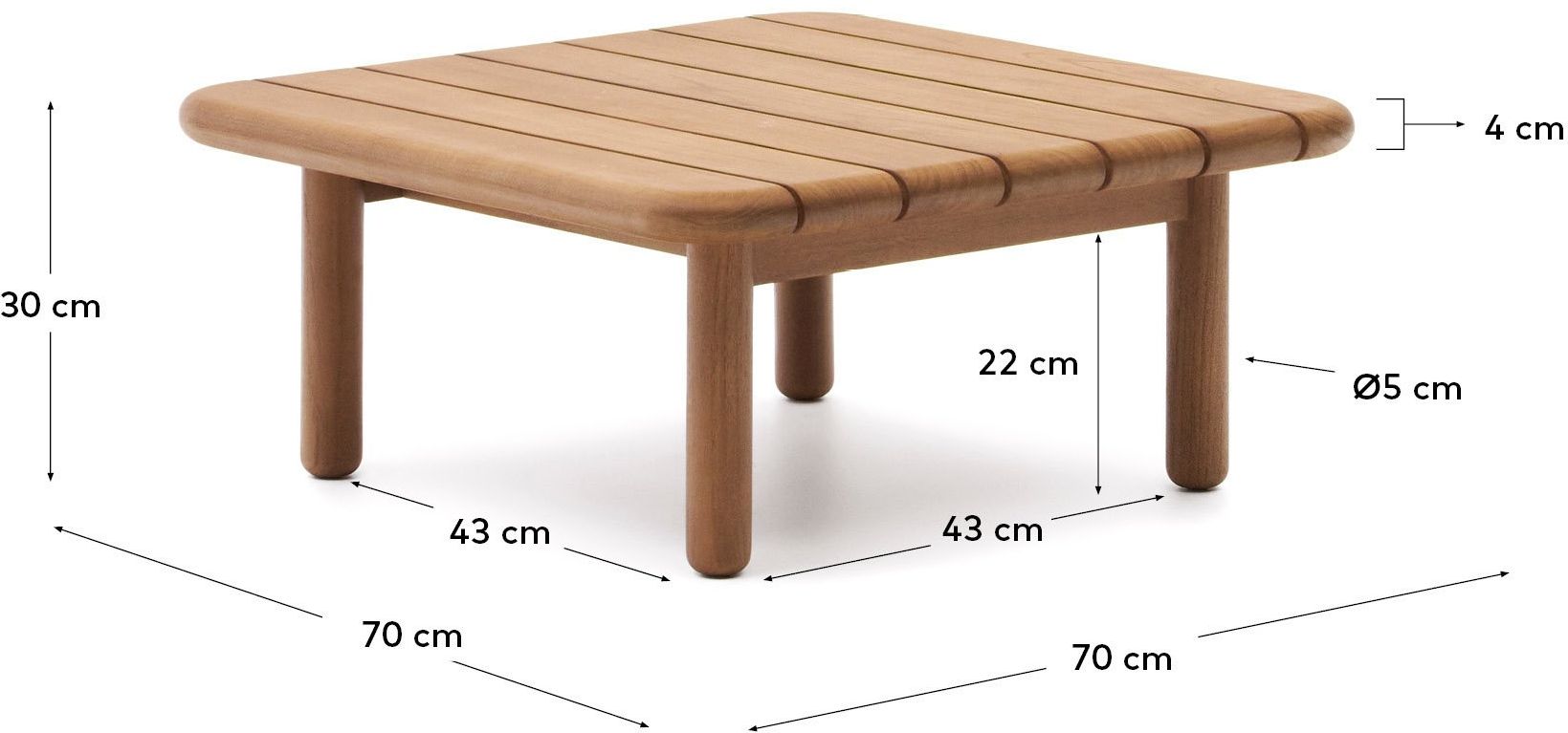 Kave Home   Turqueta Vierkante Salontafel
