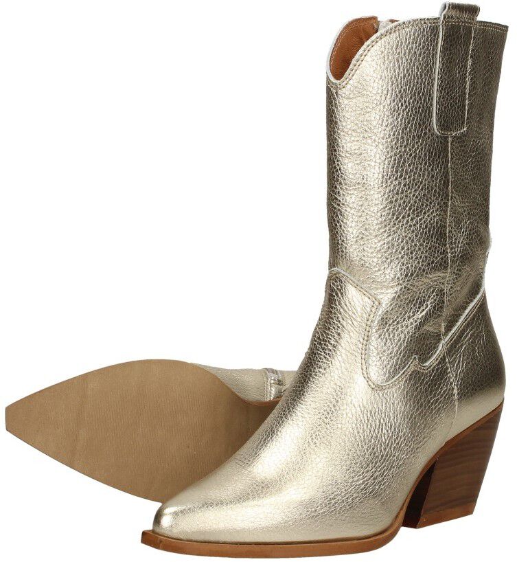 Red Rag Western laarsjes goudkleur