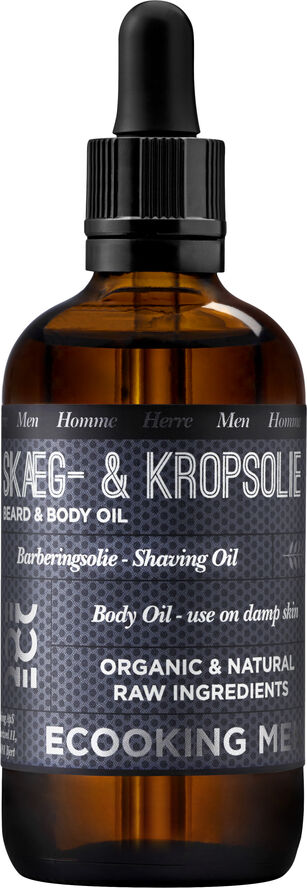 ECOOKING Skæg- & Kropsolie - HERRE