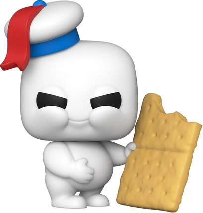 Figurine POP Movies Mini Puft Avec Biscuit Graham Ghostbusters Afterlife