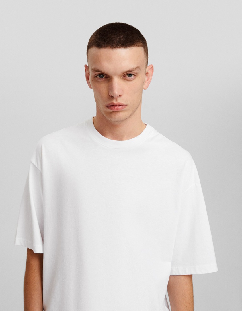 Camiseta de manga curta oversized
