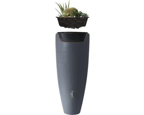 GARANTIA 2 in 1 300 l regenwatertank, grafietgrijs