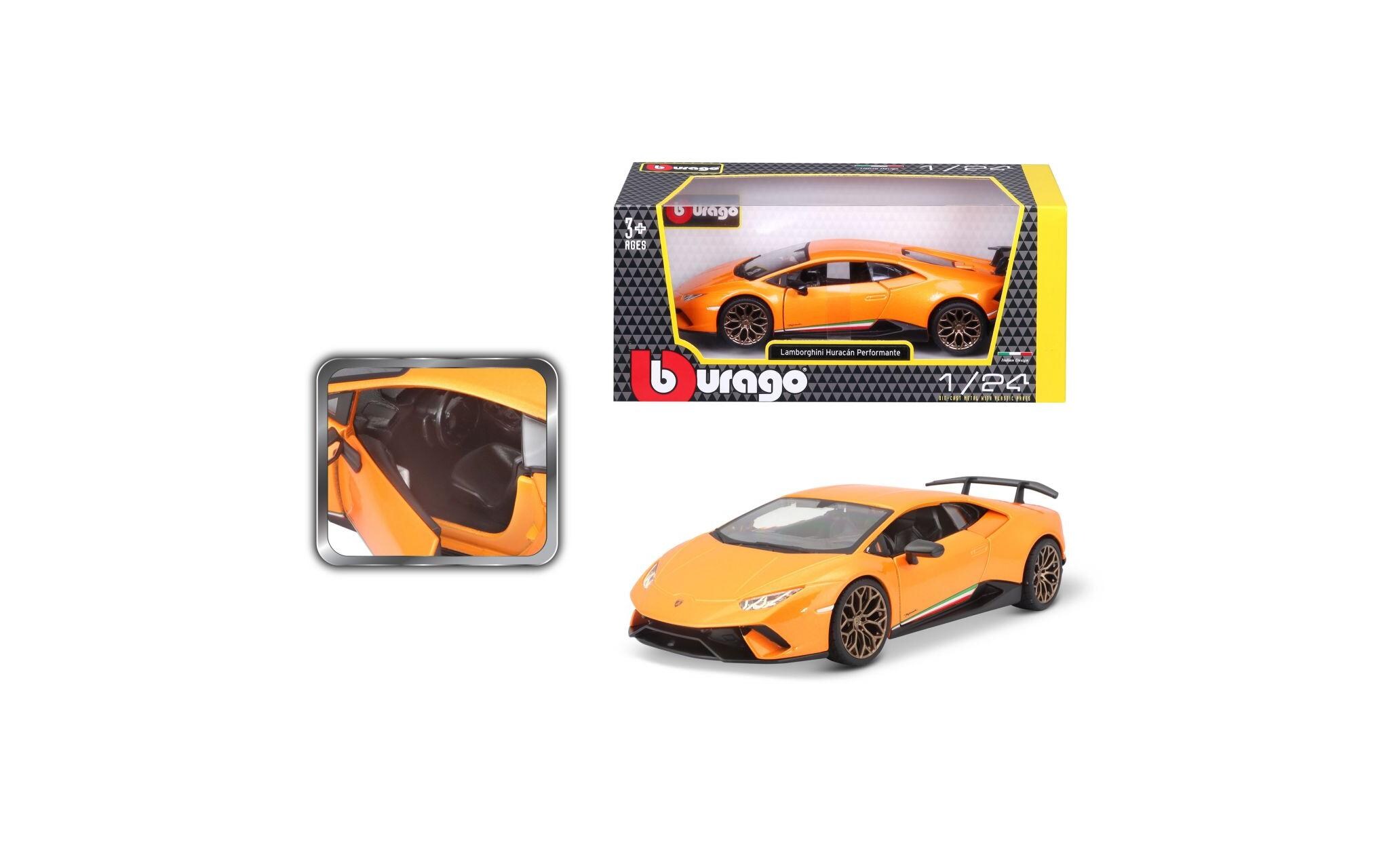 Lamborghini Huracan Performante Orange 1:24Sammlermodell im Massstab 1:24
