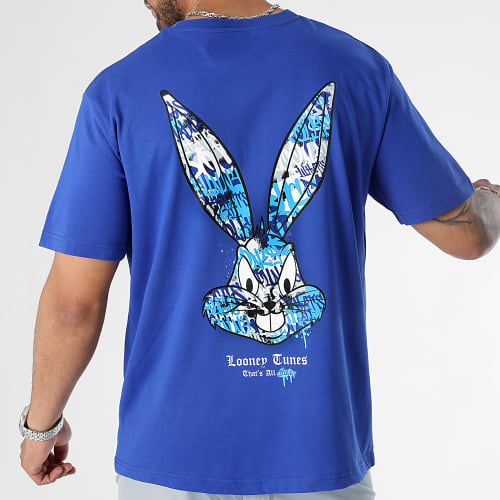 Tee Shirt Oversize Large Bugs Bunny Graff Milano Bleu Roi