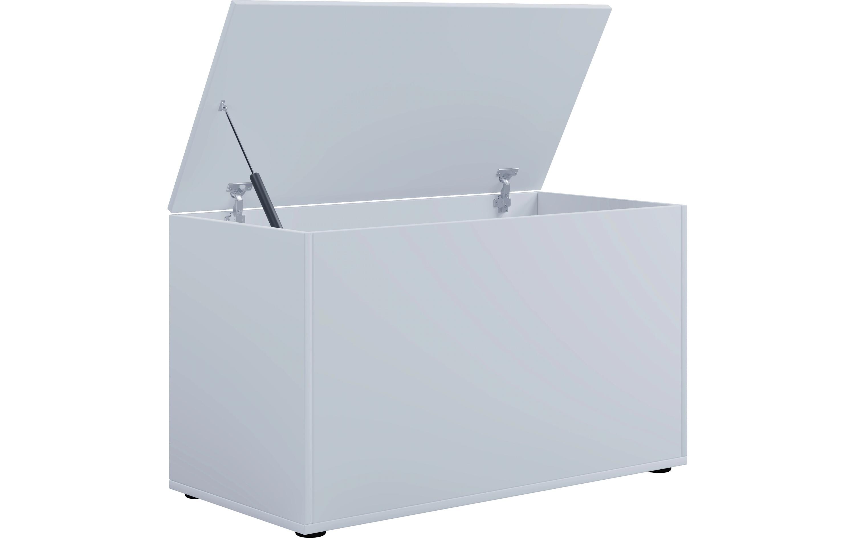 Sitztruhe Bendola 82 x 49 cm, WeissAufbewahrungsbox