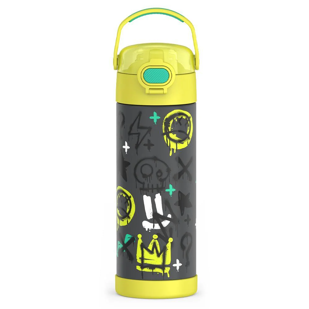 16oz FUNTAINER® WATER BOTTLE WITH LOCKING LID