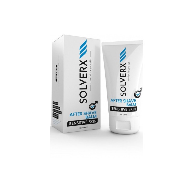 Solverx Sensitive Skin Men After shave balsem voor mannen 50 ml
