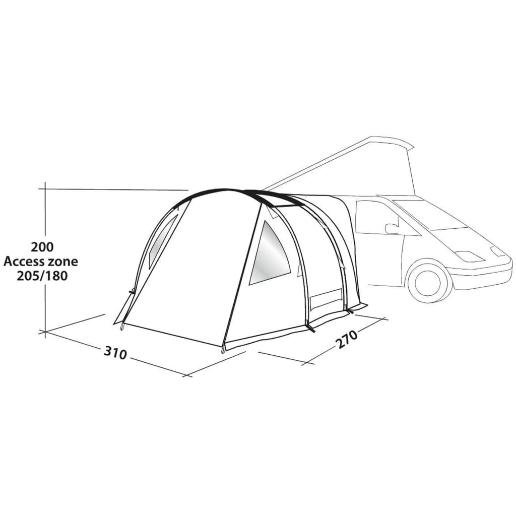 Tenda Easy Camp Shamrock Cinza