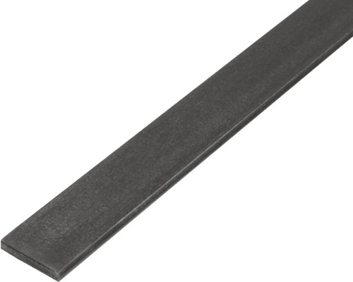 Platte stalen staaf 10x4 mm, 1 m