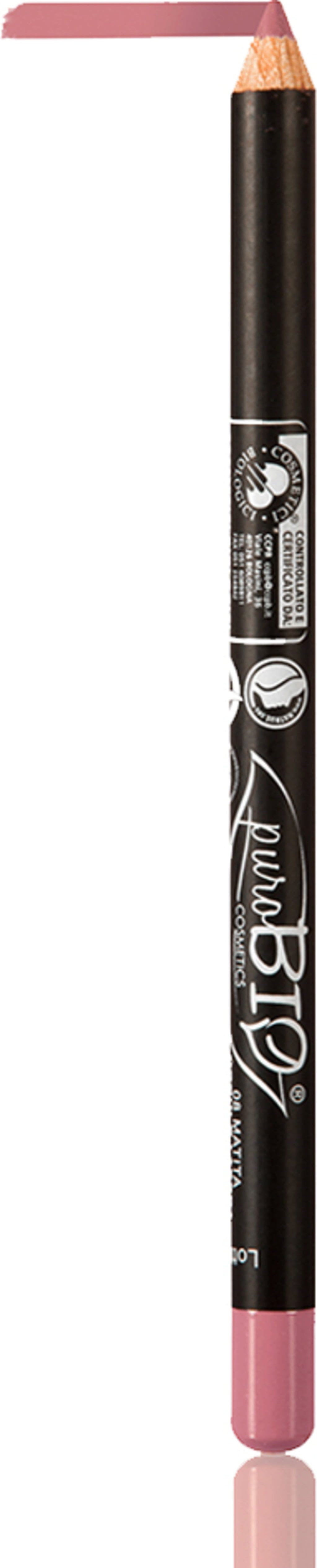 puroBIO cosmetics  Eye & Lip Liner, 8 Rosa (vegan) (1,30 g)