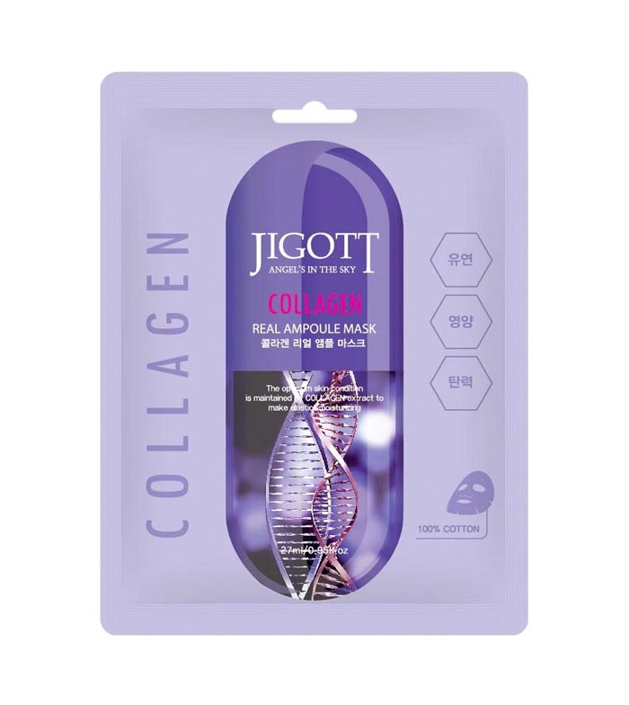 Jigott - Máscara Facial de Extrato de Colágeno Real