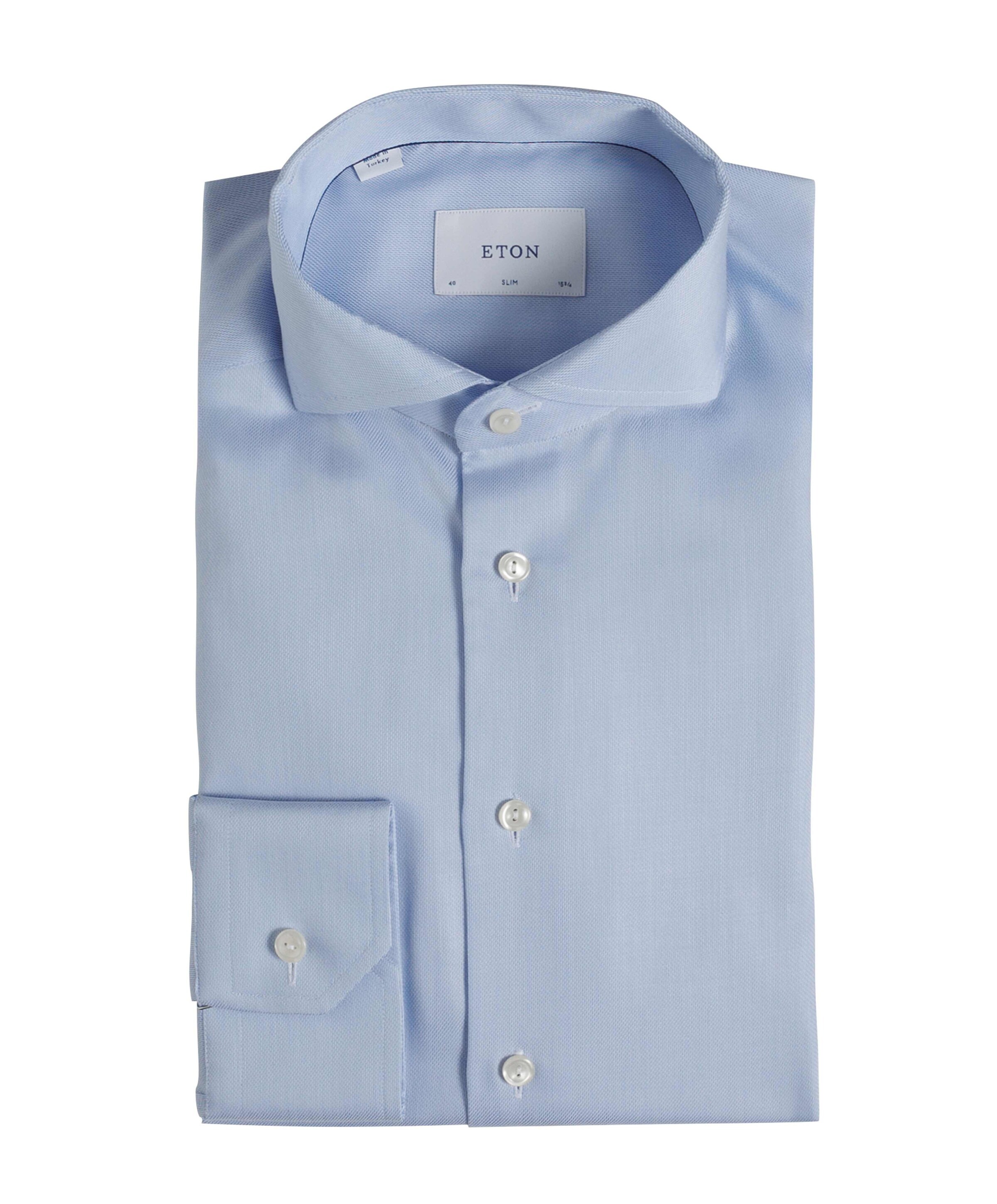 ETON Heren overhemd lange mouw blauw