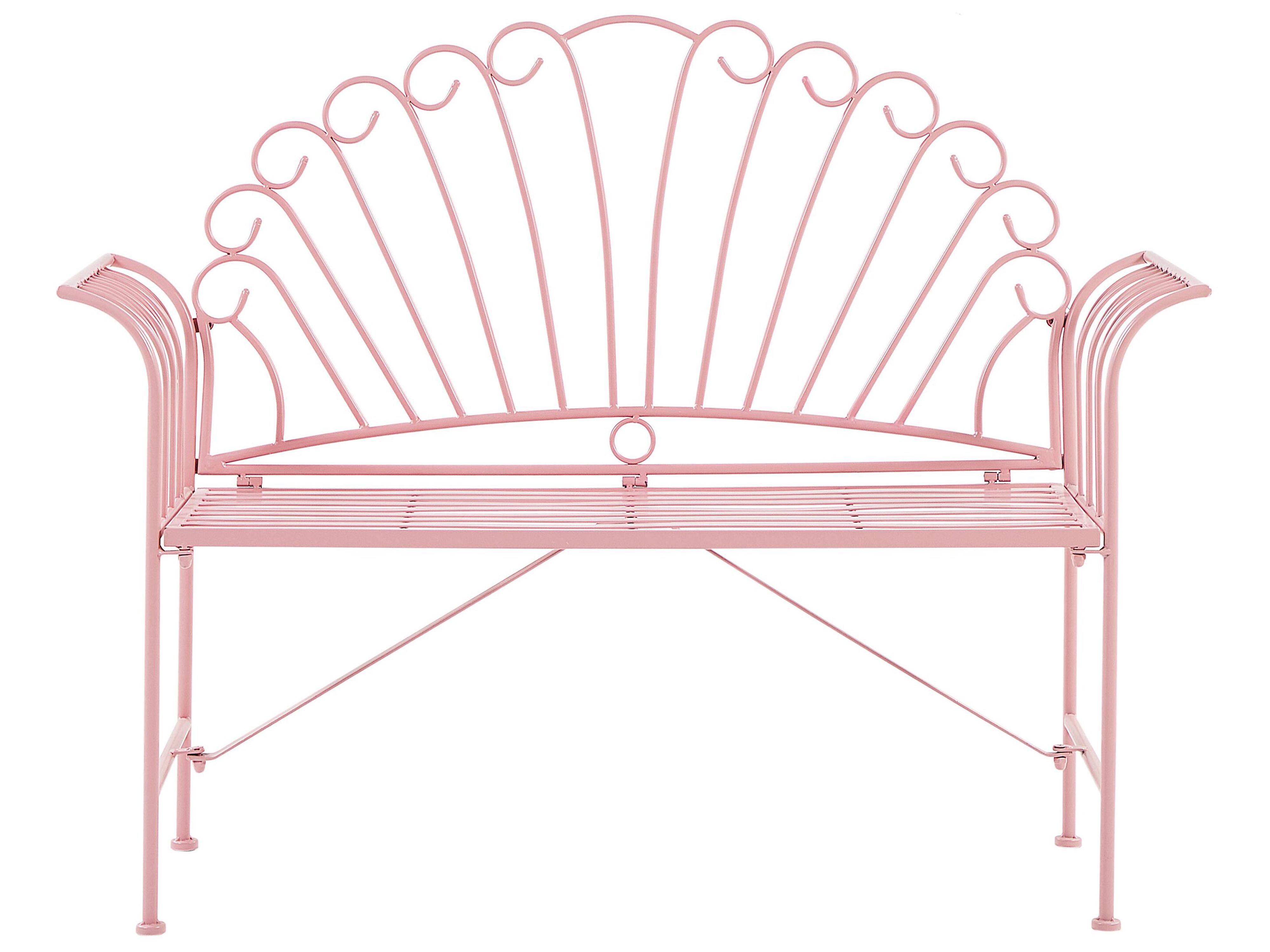Tuinbank CAVINIA 125 cm Metaal Roze