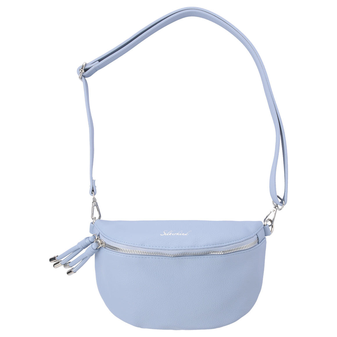 Gina Benotti Damen Hip-Bag aus Lederimitat hellblau