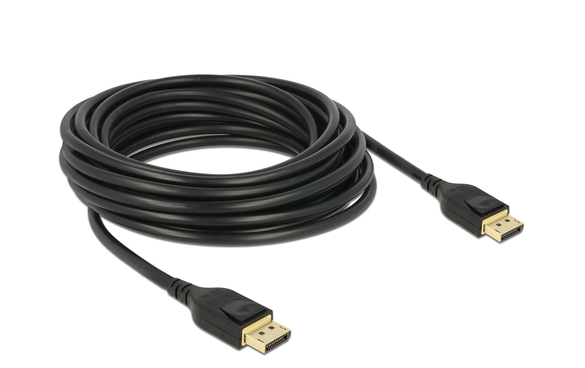 Kabel DisplayPort – DisplayPort, 5 m DPv1.4, 8K/60HzDelock DisplayPort Kabel 8K 60 Hz 2 m DP 8K zertifiziert