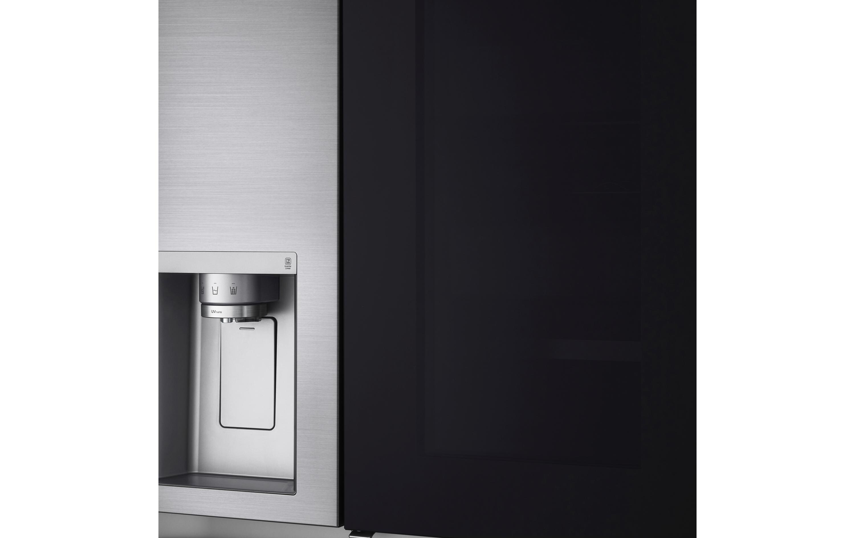 Foodcenter GSXV91PZAE Silber<br>Side by Side Kühl-Gefrier Gerät mit InstaView Door-in-Door