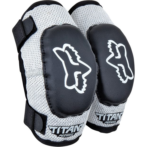 FOX PeeWee Titan Youth Ellbogenschoner Kinder grau