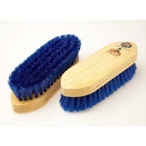 Escova Dandy feita de madeira e polipropileno, azul