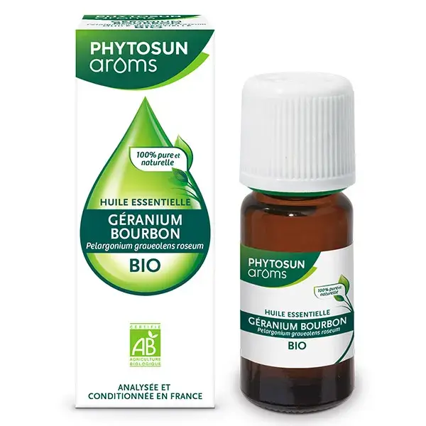 Óleo Essencial de Gerânio Bourbon Orgânico Phytosun Arôms 10ml