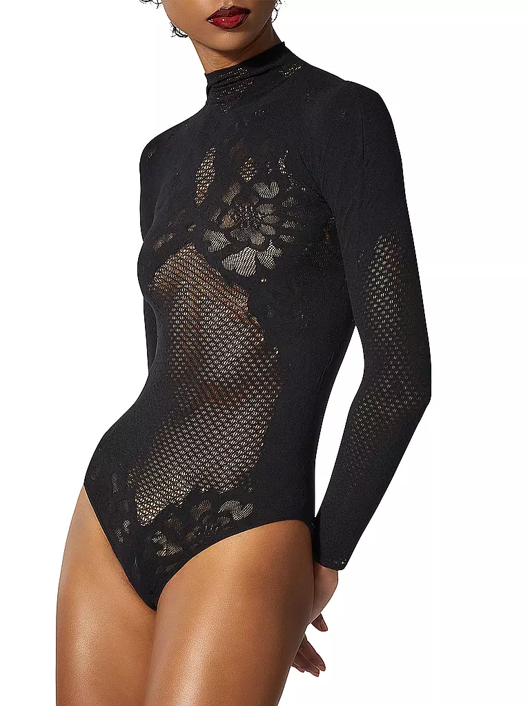 WOLFORD Body LACE TATTOO black  schwarz