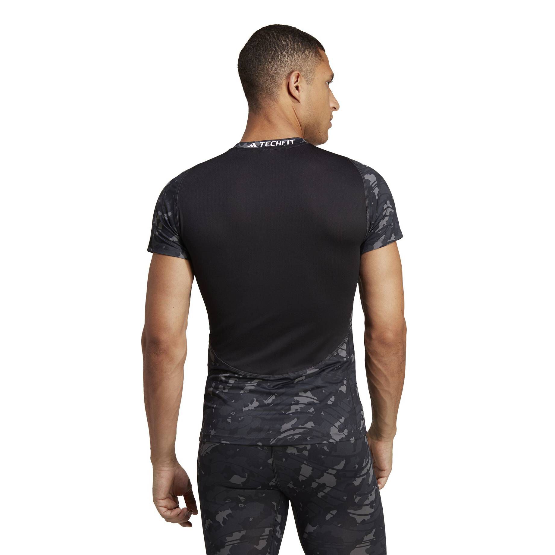 adidas Performance| Herren Trainingsshirt TECHFIT ALLOVER PRINT