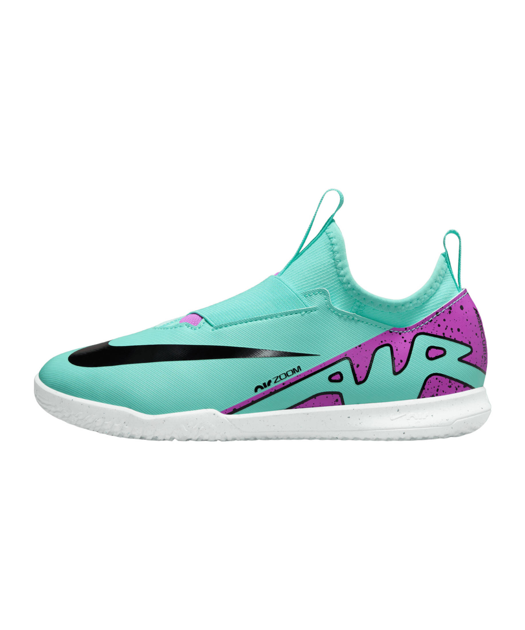 Nike| Kinder Fußball - Schuhe Kinder - Halle Jr Air Zoom Mercurial Vapor XV Academy IC Halle Kids  Lucent