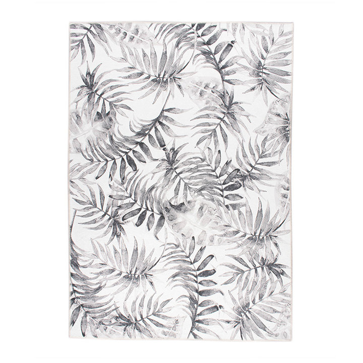 Botanical vloerkleed - Palmier Leaves grey