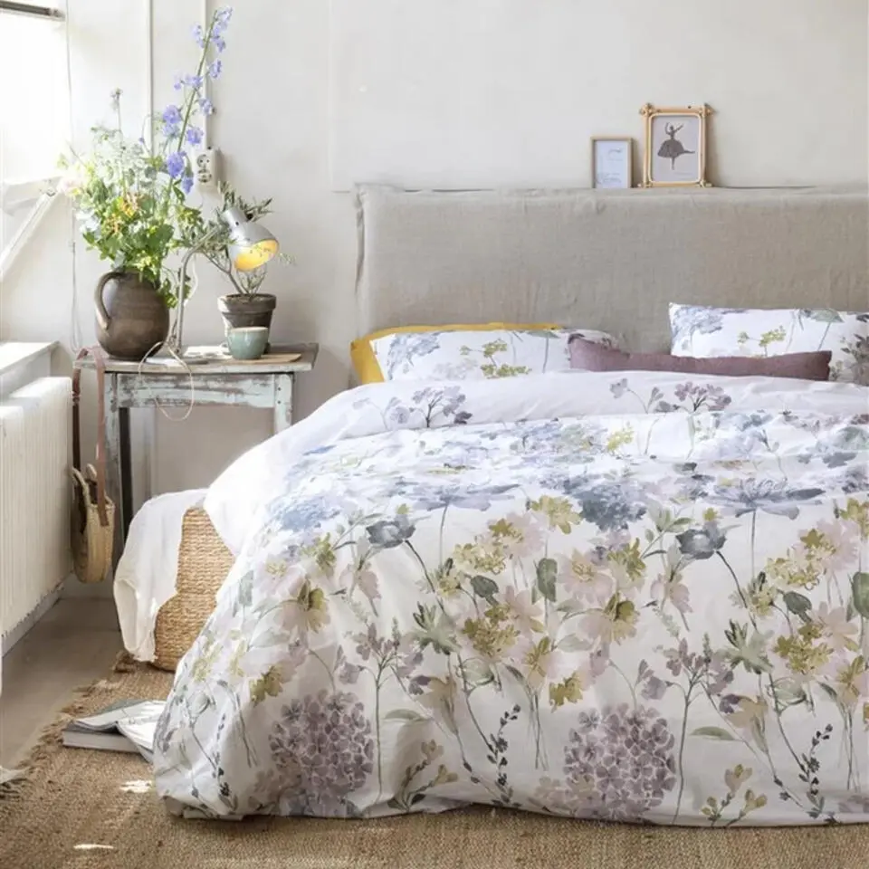 Ariadne at Home Hortensia Dekbedovertrek - Pastel-2-persoons (200 x...