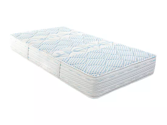Matelas NELY, réversible en mousse 140 x 190 cm, avec face été/hiver, mémoire de forme, ferme, indépendance du couchage - épaisseur 24 cm