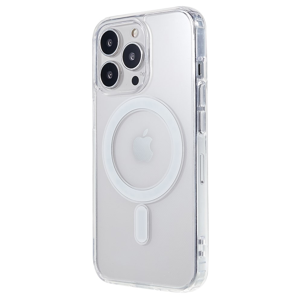 iPhone 13 Pro Max MagSafe Hybrid Hülle TPU Bumper Air Cushion Fallschutz   Acryl Rückseite - Transparent