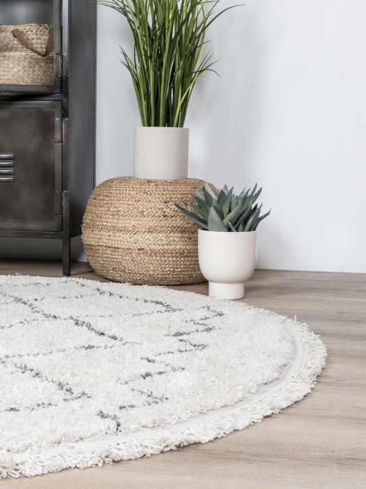 Vloerkleed Marrakesh Cream Rond ø160 ø160 cm