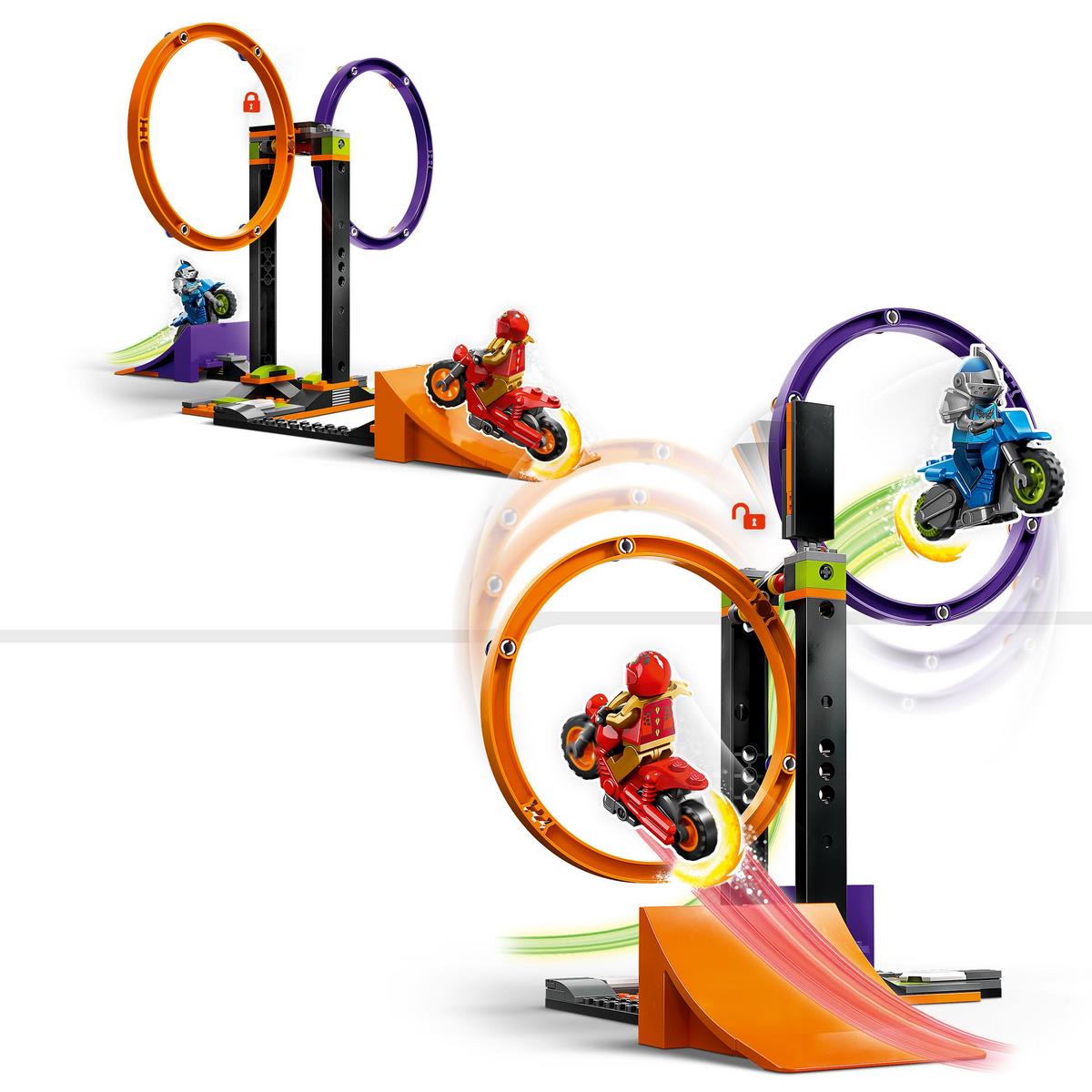 Défi de cascade : cercles rotatifs Lego City 60360