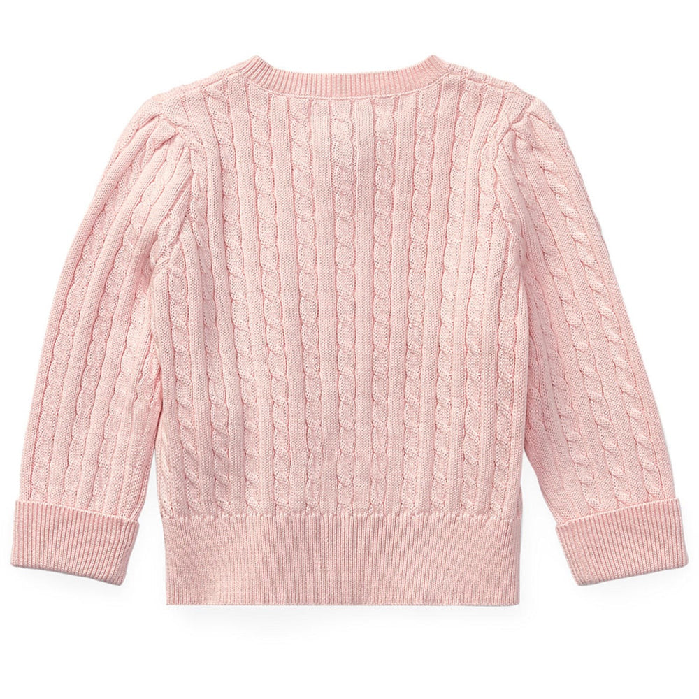 Køb Ralph Lauren Baby Hint Of Pink Baby Girl Cardigan