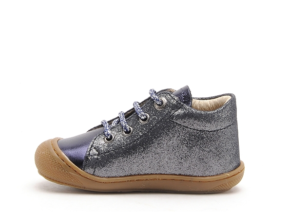 Naturino boots bottine bebe cocoon suede glitter bleu