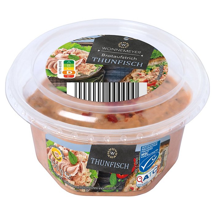 WONNEMEYER Brotaufstrich 150 g, Thunfisch