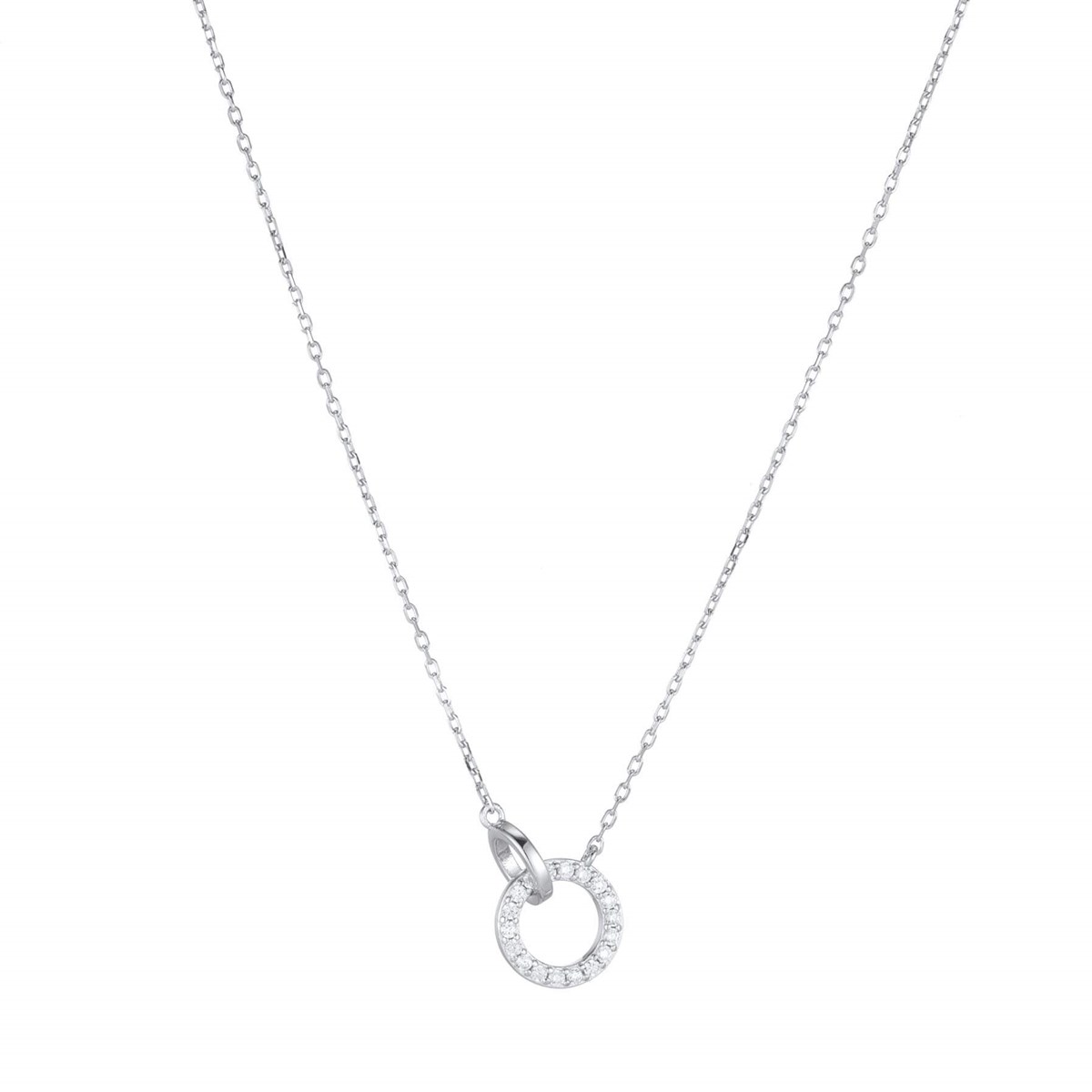 Collier Toi et Moi Argent 925