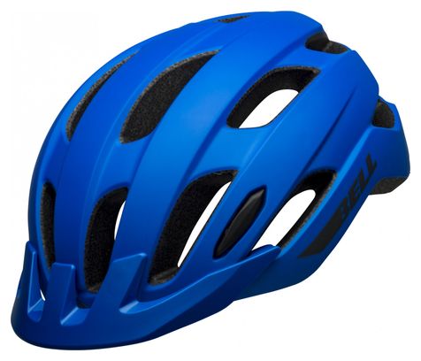 Casque Bell Trace Mat Bleu