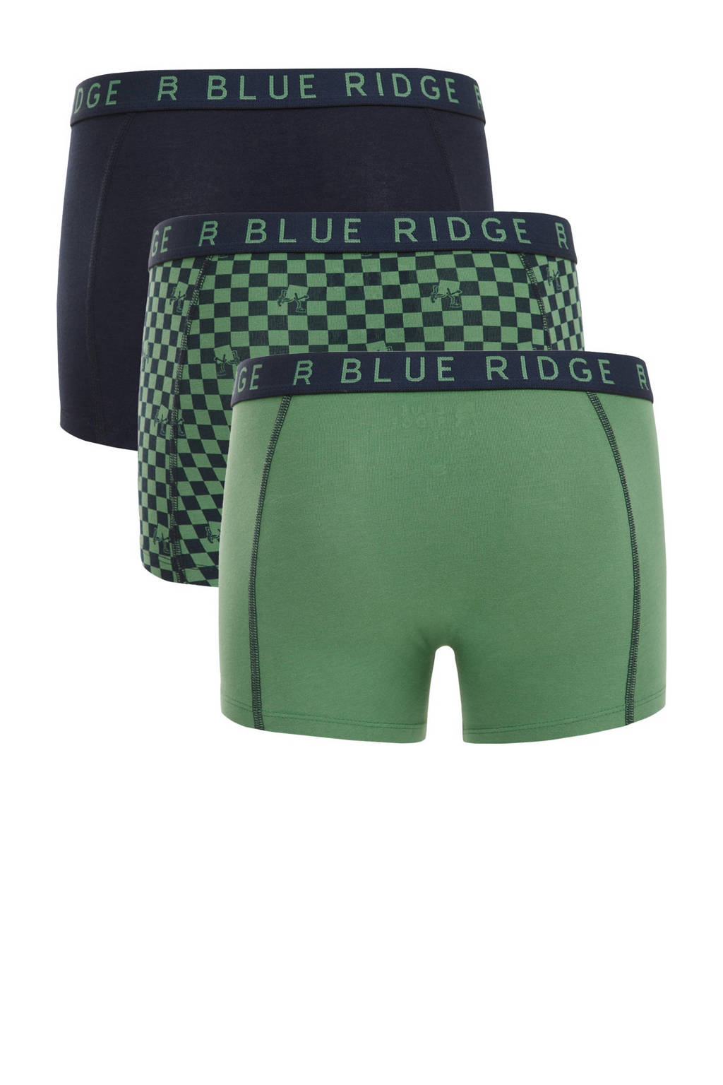 Top boxershortsBoxershort groen/donkerblauw - set van 3