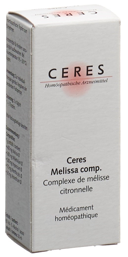 CERES Melissa comp. Tropfen 20 ml